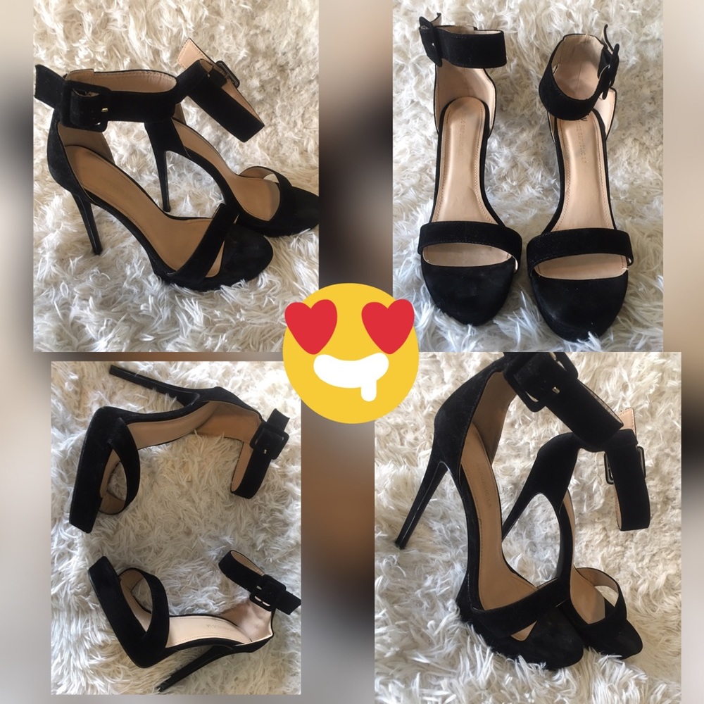 Shoe Republic Black Heels Size 10!!!